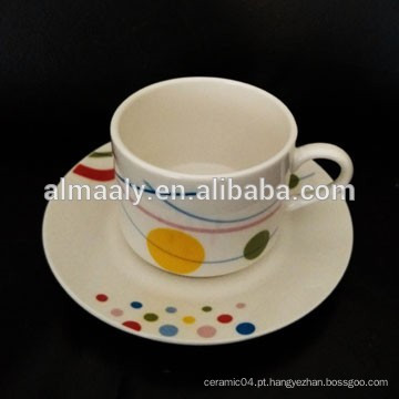 Conjunto de café moderno de porcelana fina